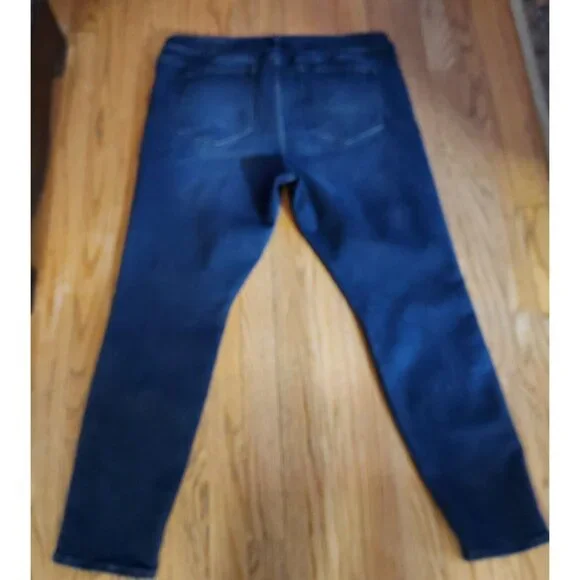 Old Navy Women's Size 18 Rockstar Super Skinny Ankle Jeans  Blue Cotton Blend - Picture 3 of 13